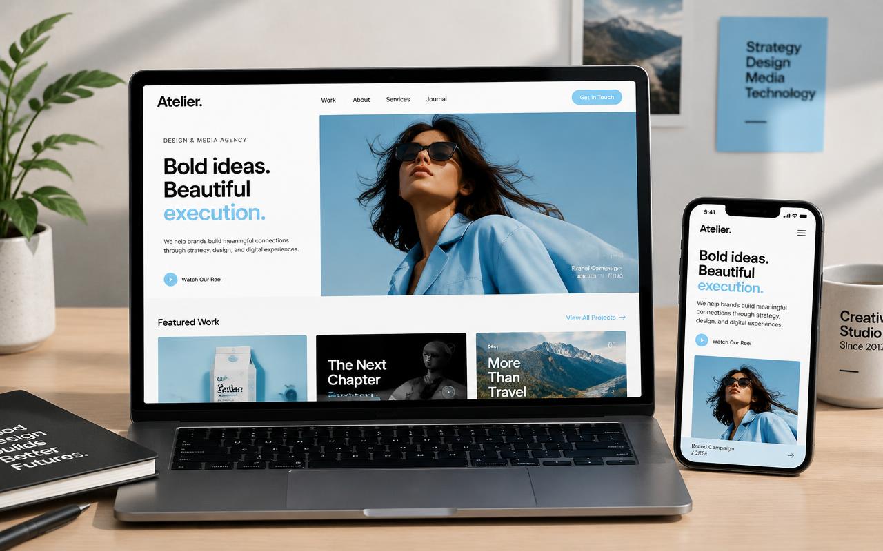 Design media website