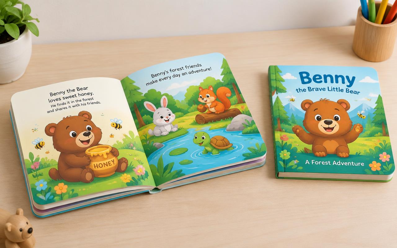 Kids board book design